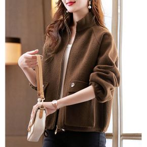 큐티포켓 집업 캐주얼 점퍼 222A03_P386362140