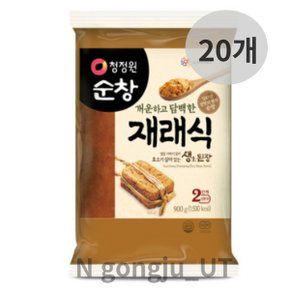 청정원 순창 리필 비닐 포장 양념듬뿍 쌈장 900g 20개