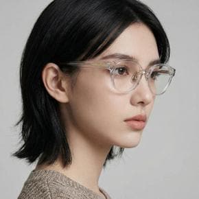 안경테 MM5125 D 026 투명 뿔테 남자 여자 명품 데일리