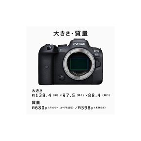 Canon 미러리스 일안 카메라 EOS R6 바디- EOSR6