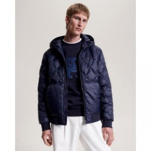 이스퀘어 4650198 Tommy Hilfiger TH Warm Recycled Quilted Jacket - Desert Sky