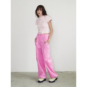 Q Cargo Pants - Pink