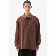 Wine Relaxed Fit Rayon Shirt_CWSAW24113WIX