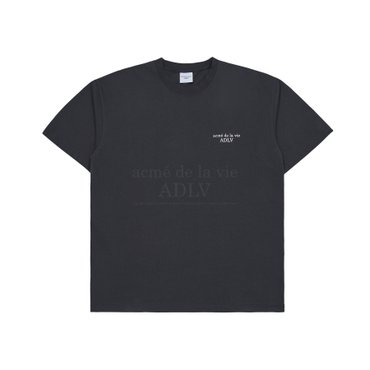 아크메드라비 BASIC LOGO SEASON2 SHORT SLEEVE T-SHIRT CHARCOAL베이직시즌2 차콜 SSLBSN-CHA