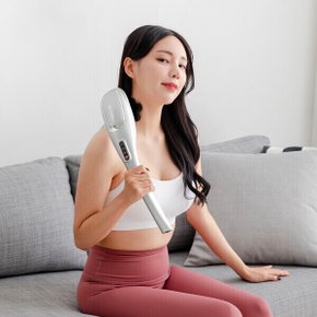 핸드 안마기 무선 목 어깨 허리 6종 안마봉 마사지기 DWH-2020C (실버)