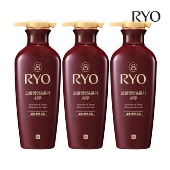 려 클래식 모발영양 샴푸 400ml 3개입