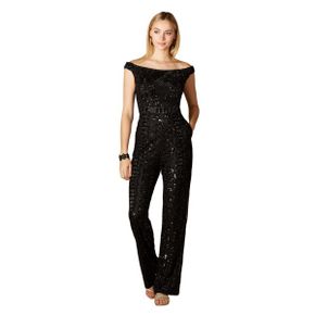 5115944 LARA New York Beaded Off Shoulder Jumpsuit