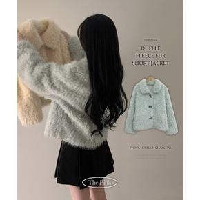 / 튜니 루즈핏 양털 떡볶이 퍼 자켓