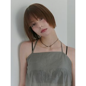 Spiral Ball Leather Choker.