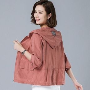 가벼운 간절기 여성 아우터 경량 등산 바람막이 점퍼