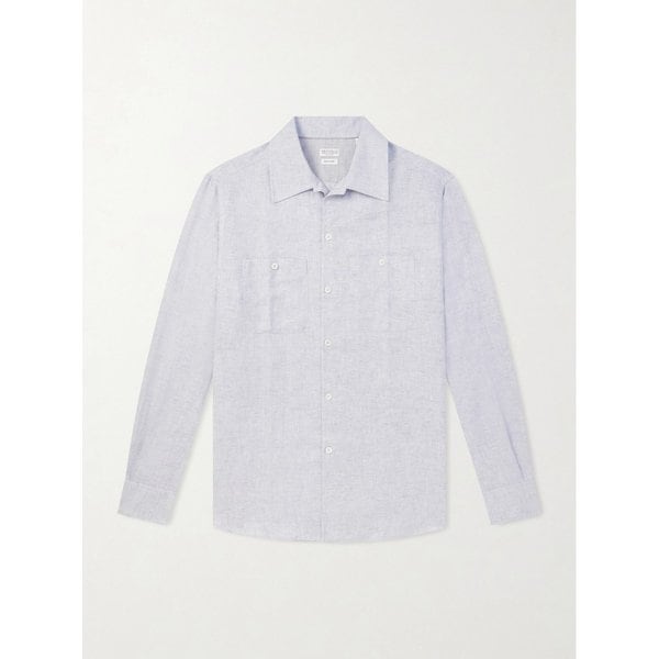 브루넬로쿠치넬리 헴프 리넨 코튼 블렌드 셔츠 46376663163018842