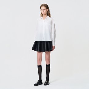 백 슬릿 싱글카라 셔츠 BE26W2FRH0690