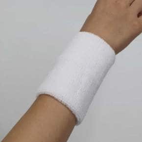스포츠 손목아대 10cm 화이트 팔아대 암밴드 손목스트