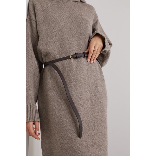 가죽 웨이스트 벨트 브라운 1647597297777362