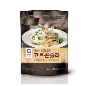 청정원 고르곤졸라 스파게티소스 250g x 3개