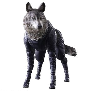 PLAY ARTS 카이 METAL GEAR SOLID V THE PHANTOM PAIN D-DOG PVC제 도장이 끝난 가동 피규어