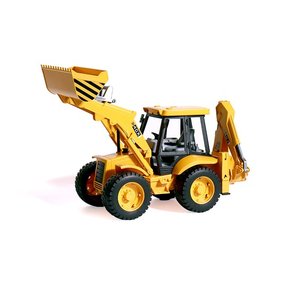 JCB 4CX 백호우 로더와 헬멧 세트