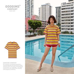 0718 SYW 스트라이프 반팔티셔츠  G18MMRT309 _P060324672