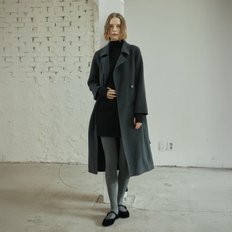 WAVE HANDMADE COAT_CHARCOAL