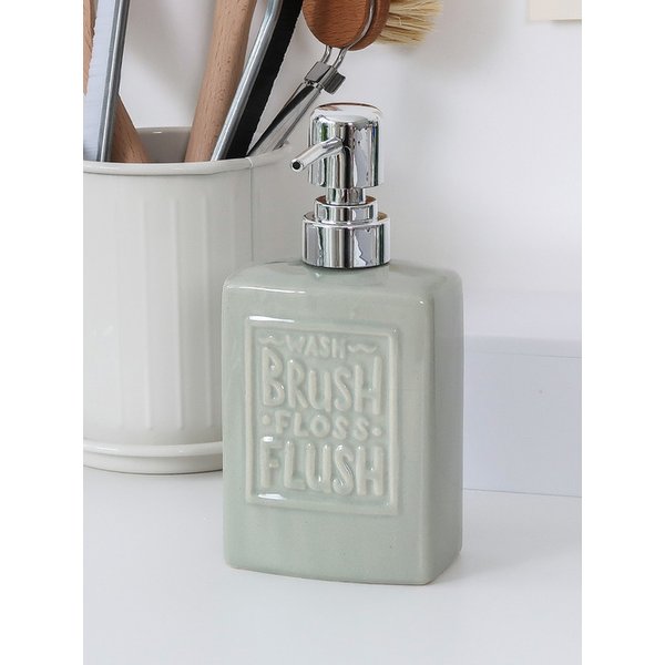 스퀘어 주방 욕실 세제통 디스펜서 리필통 350ml