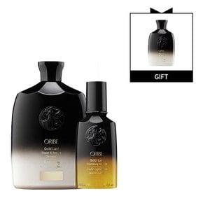 [세트] 골드러스트 너리싱 헤어 오일 100ml & 골드러스트 샴푸 250ml (+샴푸 75ml)
