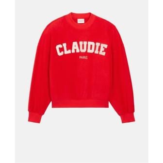 CLAUDIE PIERLOT 끌로디피에로 맨투맨 Dunkelrot CFPSW00198