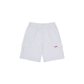 [공식](정상가 : 69,000원) 브리즈팝 메쉬텍스쳐 6부 반바지 키즈 WHITE MELANGE