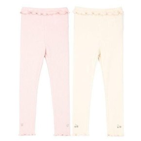 P2635P292 키즈 여아 프릴 골지 레깅스