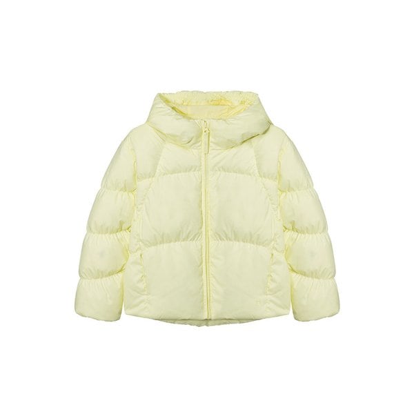 KIDS W 글램 셔링 후드 다운 Lemon