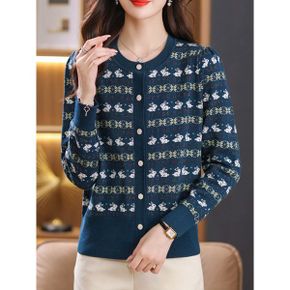 래빗 라운드가디건_P373522792