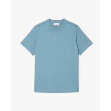 라코스테 (여성) 25SS 엠보 로고 반팔 티셔츠 TF0355-55G HD9(그레이시블루)