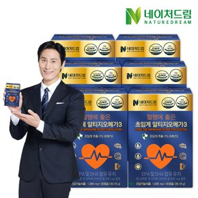 혈행에 좋은 초임계 알티지오메가3 1,006mg x 30캡슐 6박스