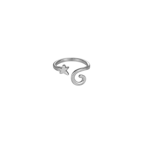 orvia toe ring-silver