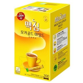 맥심모카골드 맥심 마일드 커피믹스 200T