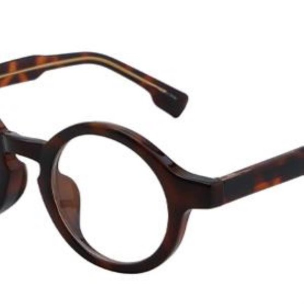 [옷자락] 남녀공용 두꺼운 원컬러 뿔테 캐주얼 원형 안경테