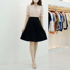 / A라인 플레어 미디 데일리 스커트 정장 치마