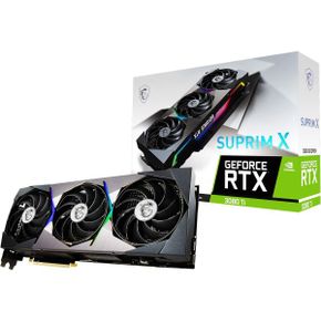 미국 MSI 그래픽카드 GeForce RTX 3080 Ti SUPRIM X 12G Gaming Graphics Card 12GB GDDR6X 1845