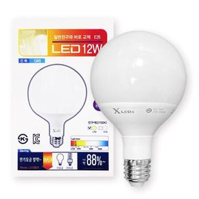 LED 볼램프 12W G95 롱타입 전구색 (S9796779)