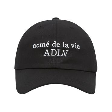 아크메드라비 ADLV BASIC BALL CAP BLACK 베이직 볼캡 블랙