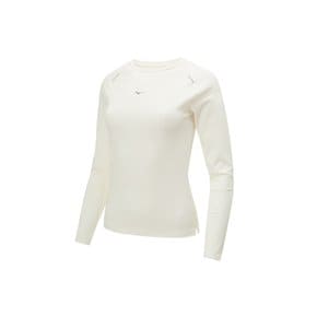 여성 런닝 폴리 기모 티셔츠 32YA380048 신축성 보온성 운동 BRUSHED LONG SLEEVE