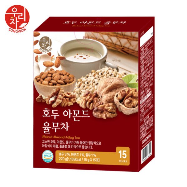 송원 호두아몬드 율무차 15T - SSG.COM