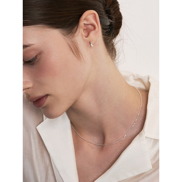 [sv925] minimal bar chain necklace