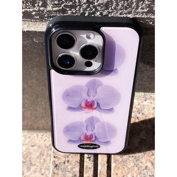 [+S25 시리즈] purple orchid phone case_glossy