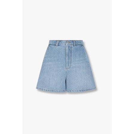 엠포리오아르마니 여성 하이라이즈 레귤러 핏 데님 쇼츠 A525106519001