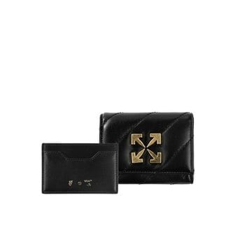 오프화이트 (OWND010F21LEA001 1000) 여성 잭해머 2PIECES 카드지갑