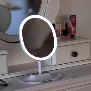 뷰티링 LED 거울 탁상거울