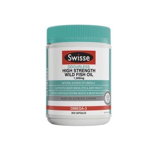 SWISSE 스위스 냄새없는 고농축 피쉬오일 1500mg 200정