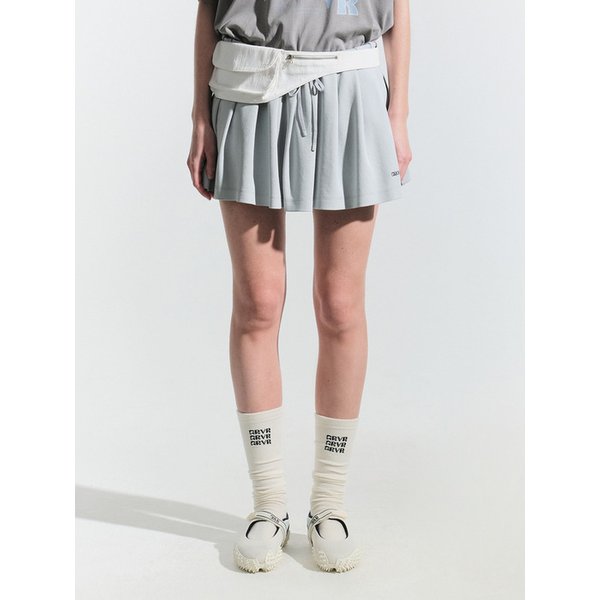 25HS MIST PLEATS SKIRT (GREY)