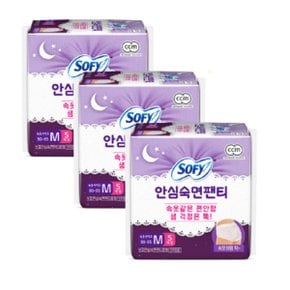 쏘피 안심숙면팬티 팬티형생리대 바디피트 중형 5P x 3팩