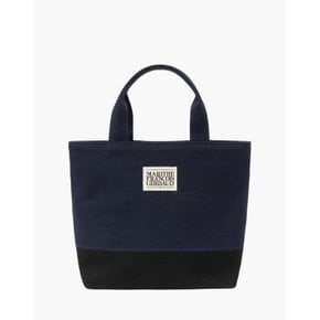 마리떼 클래식 로고 캔버스 토트백 MFG45SBG106 LBL NTR NVY